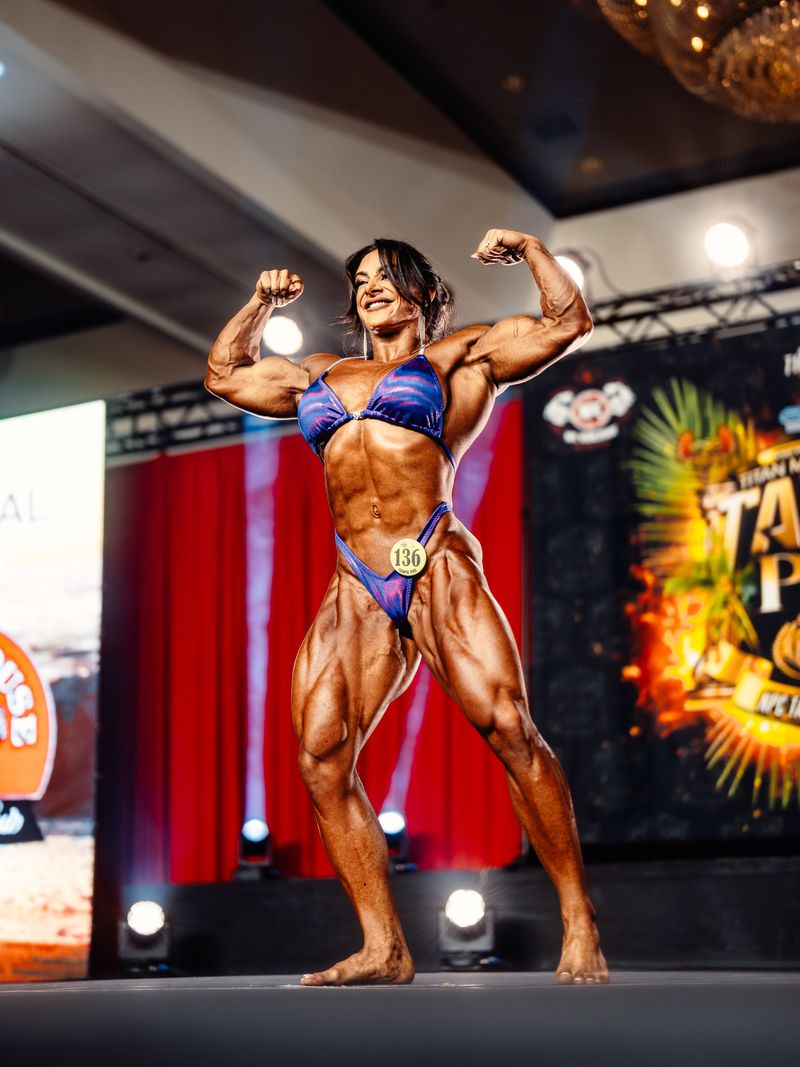 Ranya Temizkan on stage at Tampa Pro 2025